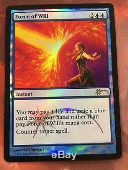 Force of Will Foil MTG Near Mint DCI Judge Promo English Magic