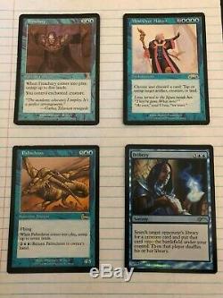 Mtg Blue Legacy Lot Treachery Palinchron Foil Bribery Back To Basics More