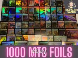 1000 ALL FOIL Magic the Gathering Cards Bulk Lot FOILS ONLY