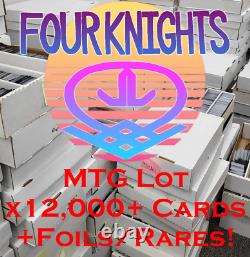 12,000+ MTG Magic Card Lot Collection Bulk with Foils Rares Magic The Gathering