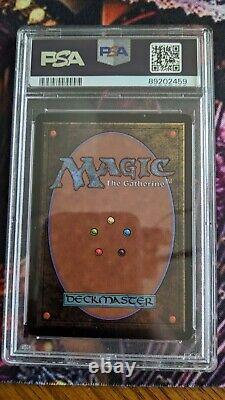 1993 Magic The Gathering Beta Rare Darkpact PSA7 NM Reserved list