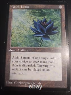 1996 Magic The Gathering BLACK LOTUS Oversized 6x9 Promo Card MP