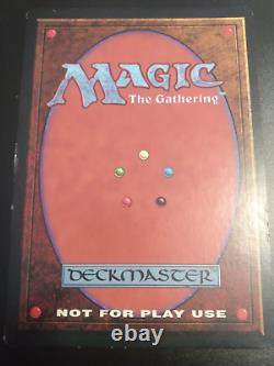 1996 Magic The Gathering BLACK LOTUS Oversized 6x9 Promo Card MP