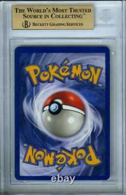 1999 Pokemon 4/102 Charizard Holographic Holo Foil Beckett Bgs 9.5 Gem Mint Rare