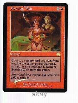 1 Burning Wish FOIL Near Mint NM Judgement Item # 1E MtG Magic the Gathering