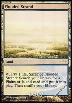1 PROMO FOIL Flooded Strand Land Judge Mtg Magic Rare 1x x1