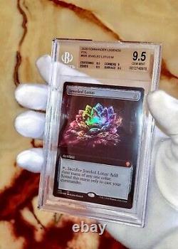 1st Jeweled Lotus Bgs 9.5 Gem Mint! Psa 10 Extended Art Foil Mtg Magic Rare