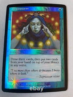 1x Brainstorm Foil Slight Play, English Mercadian Masques MTG Magic