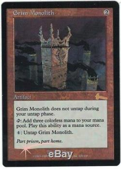 1x FOIL Grim Monolith Urza's Legacy Magic the Gathering Lightly Played MtG LP