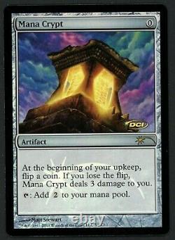 1x FOIL Mana Crypt Judge Promo MTG Promo -Kid Icarus