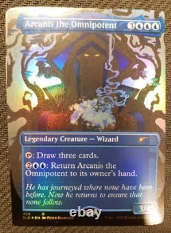 1x MTG Arcanis the Omnipotent FOIL Factory Miscut MISPRINT Secret Lair