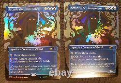 1x MTG Arcanis the Omnipotent FOIL Factory Miscut MISPRINT Secret Lair