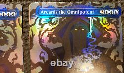 1x MTG Arcanis the Omnipotent FOIL Factory Miscut MISPRINT Secret Lair