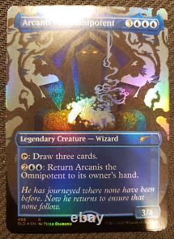 1x MTG Arcanis the Omnipotent FOIL Factory Miscut MISPRINT Secret Lair