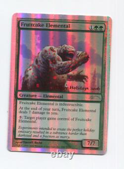 1x MTG FOIL Fruitcake Elemental (Holiday 2006) Promo Magic the gathering