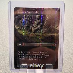 1x MTG Verdant Catacombs (Borderless) (Dragonscale Foil) Special Guests (SPG)