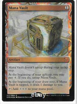 1x Mana Vault Foil x1 Masterpiece Series Kaladesh Inventions Near Mint, E