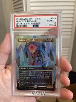 1x Prince of Thralls? Borderless FOIL? Secret Lair MTG PSA 10 (1549)