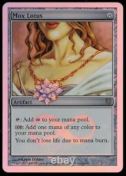 2004 MTG Magic the Gathering #124 Mox Lotus Unhinged Foil Raw NM Gaming Card TCG