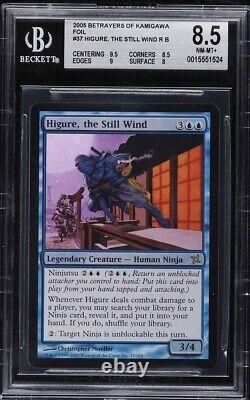 2005 MtG Foil Higure, the Still Wind R B #37 BGS 8.5