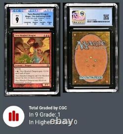 2008 Magic The Gathering From the Vault Dragons #15 Two Headed Dragon Foil CGC 9
