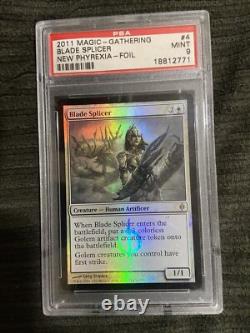 2011 Magic The Gathering Mtg New Phyrexia Foil Blade Splicer Psa 9 Pop 1/1