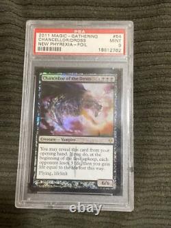 2011 Magic The Gathering Mtg New Phyrexia Foil Chancellor/dross Psa 9 Pop 1/1