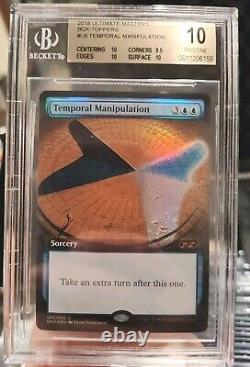 2018 Mtg Ultimate Masters Box Topper #u06 Temporal Manipulation Bgs 10