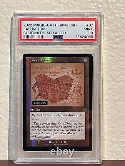 2022 Magic the Gathering Jalum Tome Schematic Serialized PSA 9