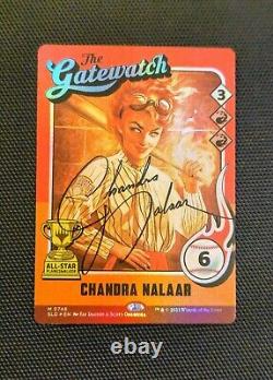 2023 Chandra Nalaar AUTOGRAPHED SIGNATURE FOIL Baseball Secret Lair NM