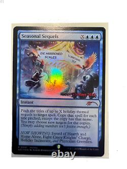 2023 MTG Holiday promo card Seasonal Sequels Wizards of the Coast NM