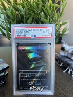 2023 Magic The Gathering Balin's Tomb Lord Of The Rings Surge Foil PSA 10