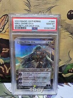 2024 Magic the Gathering Secret Lair Miku, Divine Diva Foil PSA 10 Gem Mint