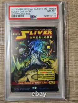 2025 Mtg Edge Of Eternities Special Guests Sc-foil #0128 Sliver Overlord Psa 8