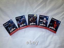 2025 SDCC Magic The Gathering x Spider-Man Complete Welcome Deck Set of 5