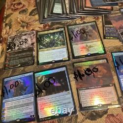226 Magic the Gathering Foil card lot from 2010s-2020s