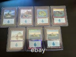 27 Foil Lands MTG Assorted Near Mint (NM) & Lightly Played (LP)- Lot