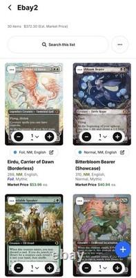 30 Card Lot Of Mtg Lorwyn Eclipse! Eirdu Foil! Bitterbloom Bearer Mythics/rares