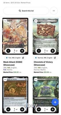 30 Card Lot Of Mtg Lorwyn Eclipse! Eirdu Foil! Bitterbloom Bearer Mythics/rares