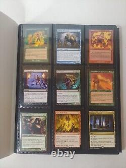 360 RARE MTG CARD LOT in WHITE BCW Folio Binder Commander Magic The Gathering