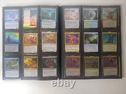 360 RARE MTG CARD LOT in WHITE BCW Folio Binder Commander Magic The Gathering