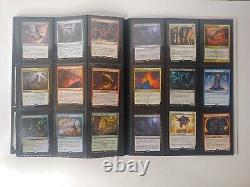 360 RARE MTG CARD LOT in WHITE BCW Folio Binder Commander Magic The Gathering