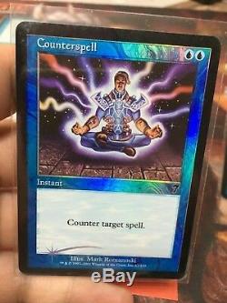4x FOIL Counterspell 7th edition 7ED complete playset MTG Funzzzo