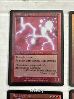 4x MTG Ball Lightning Foil DCI Judge Promos Judge Promos Foil Promo