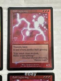4x MTG Ball Lightning Foil DCI Judge Promos Judge Promos Foil Promo
