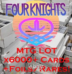 6000+ MTG Magic Card Lot Collection Bulk with Foils Rares Magic The Gathering