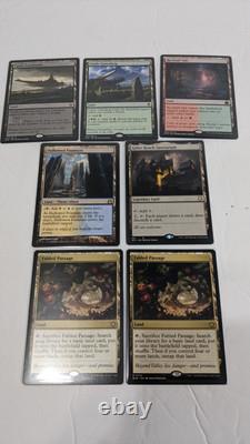 693 MTG Land Lot, Mythics, Rares, Common, Uncommon, Foil, Basic, Non-Basic, M/NM