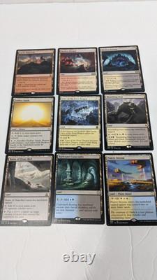 693 MTG Land Lot, Mythics, Rares, Common, Uncommon, Foil, Basic, Non-Basic, M/NM
