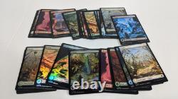 693 MTG Land Lot, Mythics, Rares, Common, Uncommon, Foil, Basic, Non-Basic, M/NM