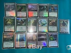 ALL FOIL Lord Windgrace EDH Deck Verdant Catacombs Cabal Coffers Azusa + BONUS